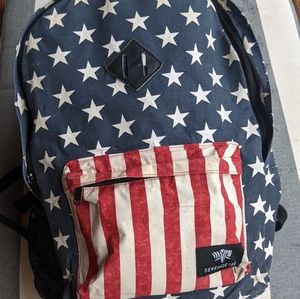 Serengetee American Flag Backpack